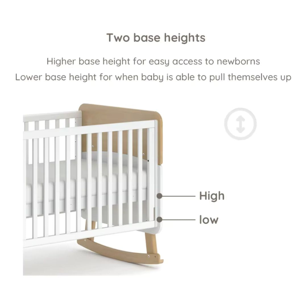 Boori Neat 4-in-1 Cot Bed Bundle