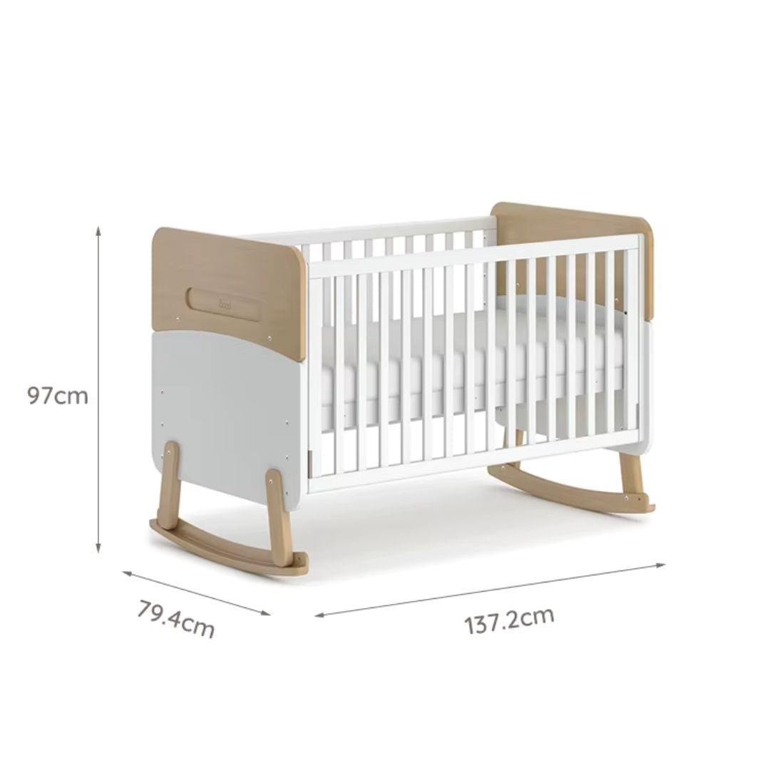 Boori Neat 4-in-1 Cot Bed Bundle