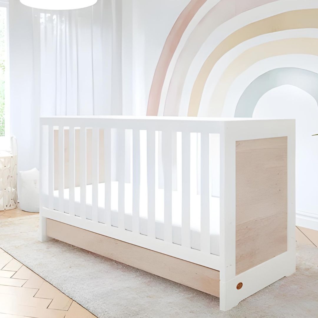 Boori Elite Multipurpose Cot Bed with Mattress & Drawer