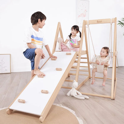 Boori Tidy Climbing Gym NZ - solid wood indoor climbing gym for kids