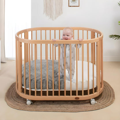 Boori Oasis Oval Cot with Mattress