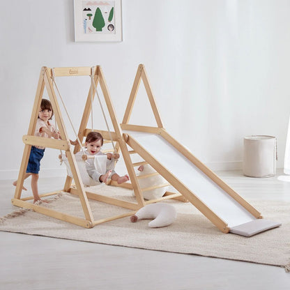 Boori Tidy Climbing Gym - kids indoor play gym solid wood NZ