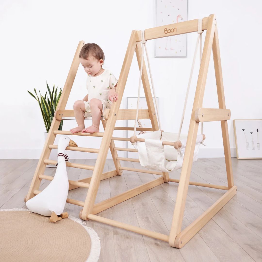 Boori Tidy Climbing Gym - rainy day active play for children NZ
