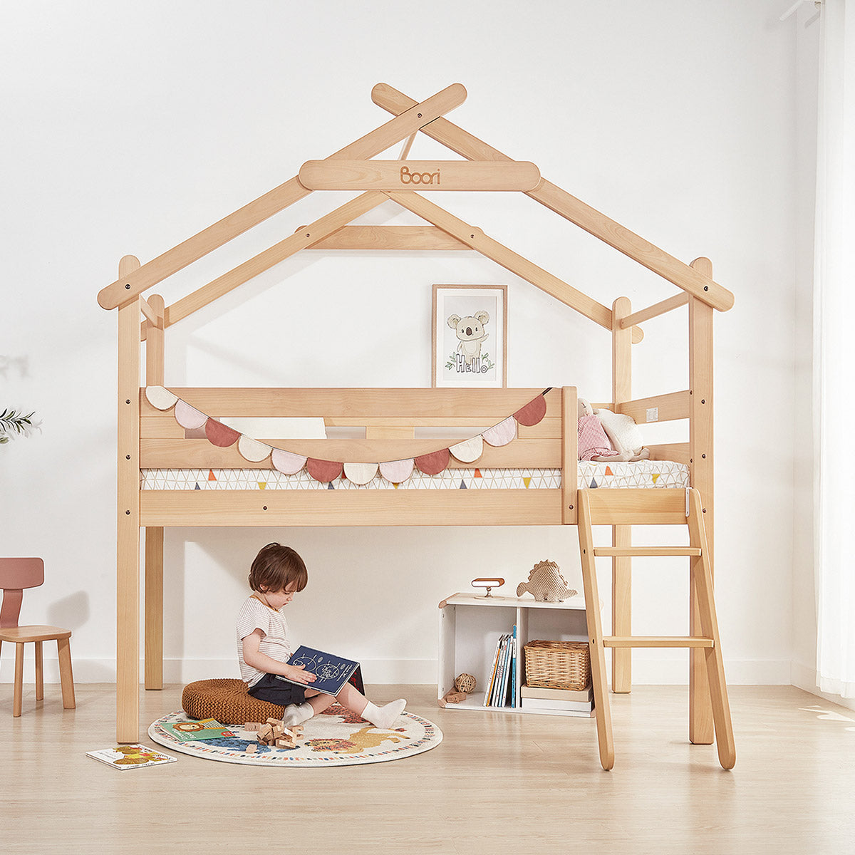 Boori Forest Teepee Single Loft Bed - Against The Grain Childrens Furniture & Essentials