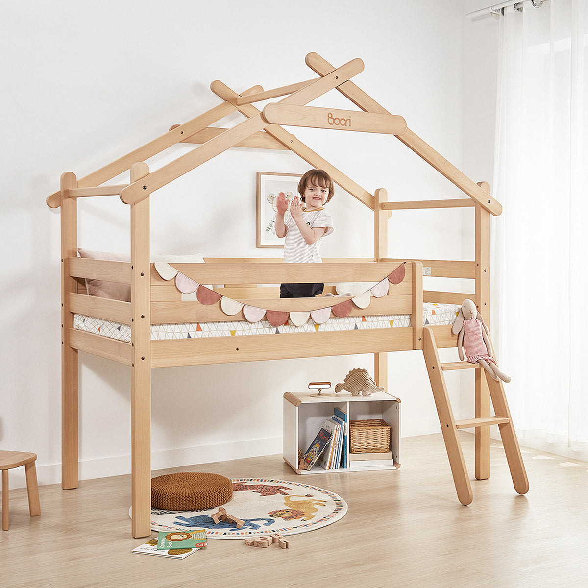 Boori Forest Teepee Single Loft Bed - Against The Grain Childrens Furniture & Essentials