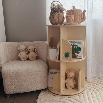 Mini Rotating Bookshelf