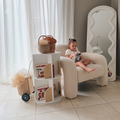 Mini Rotating Bookshelf
