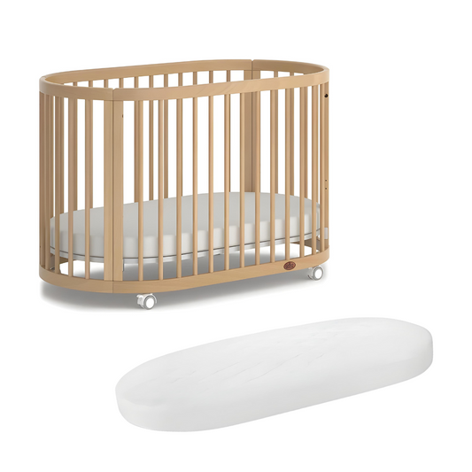 Boori Oasis Oval Cot with Mattress