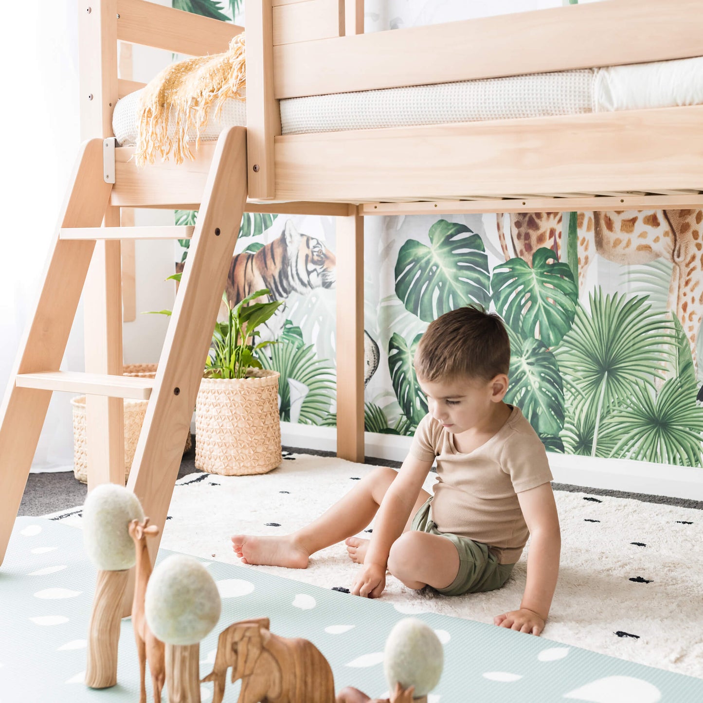 Boori Forest Teepee Single Loft Bed - Against The Grain Childrens Furniture & Essentials