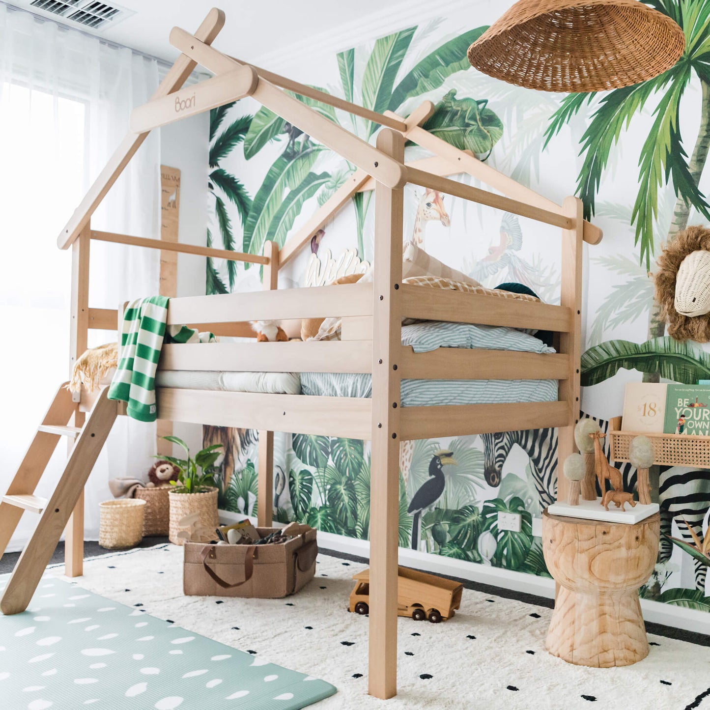 Boori Forest Teepee Single Loft Bed - Against The Grain Childrens Furniture & Essentials