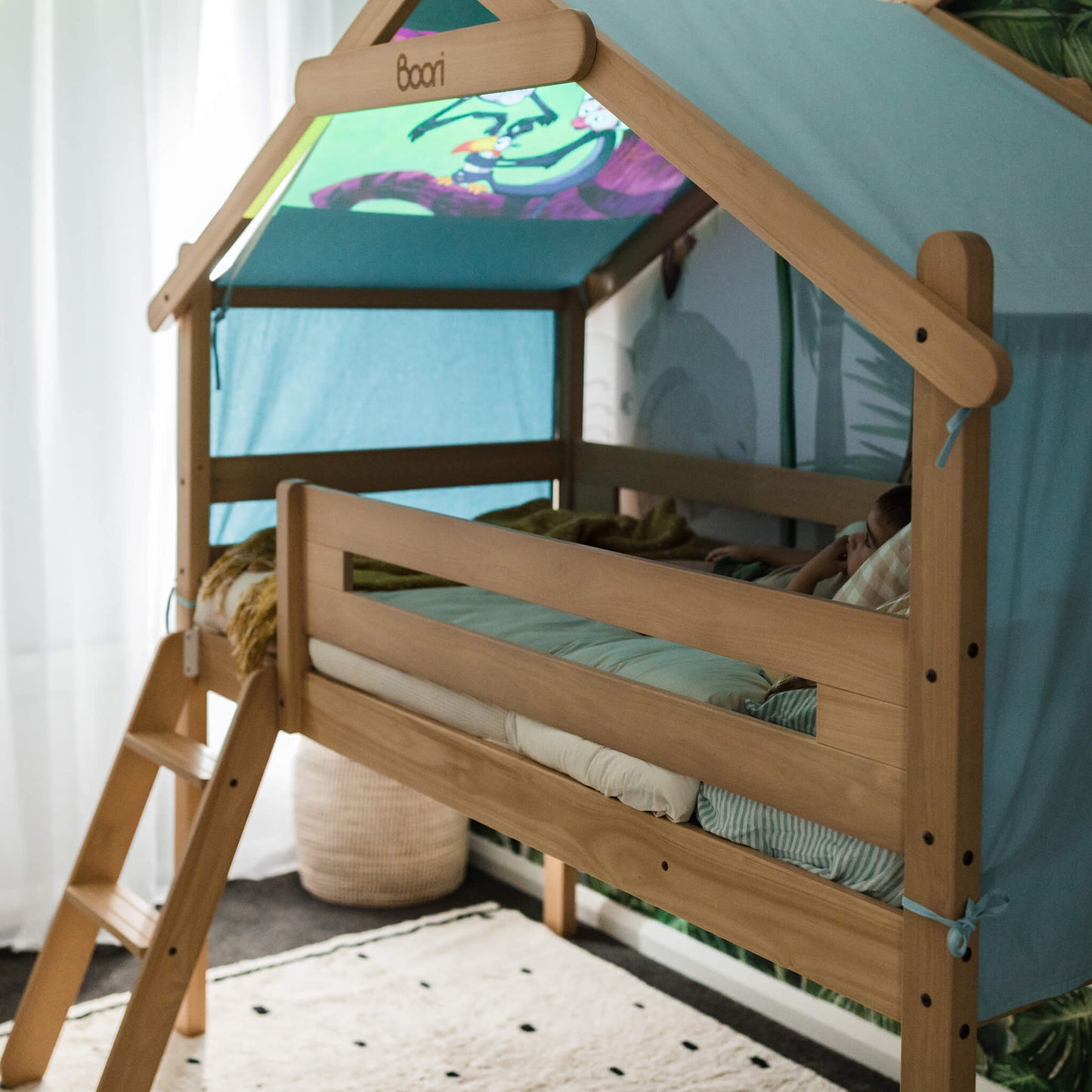 Boori Forest Teepee Single Loft Bed - Against The Grain Childrens Furniture & Essentials