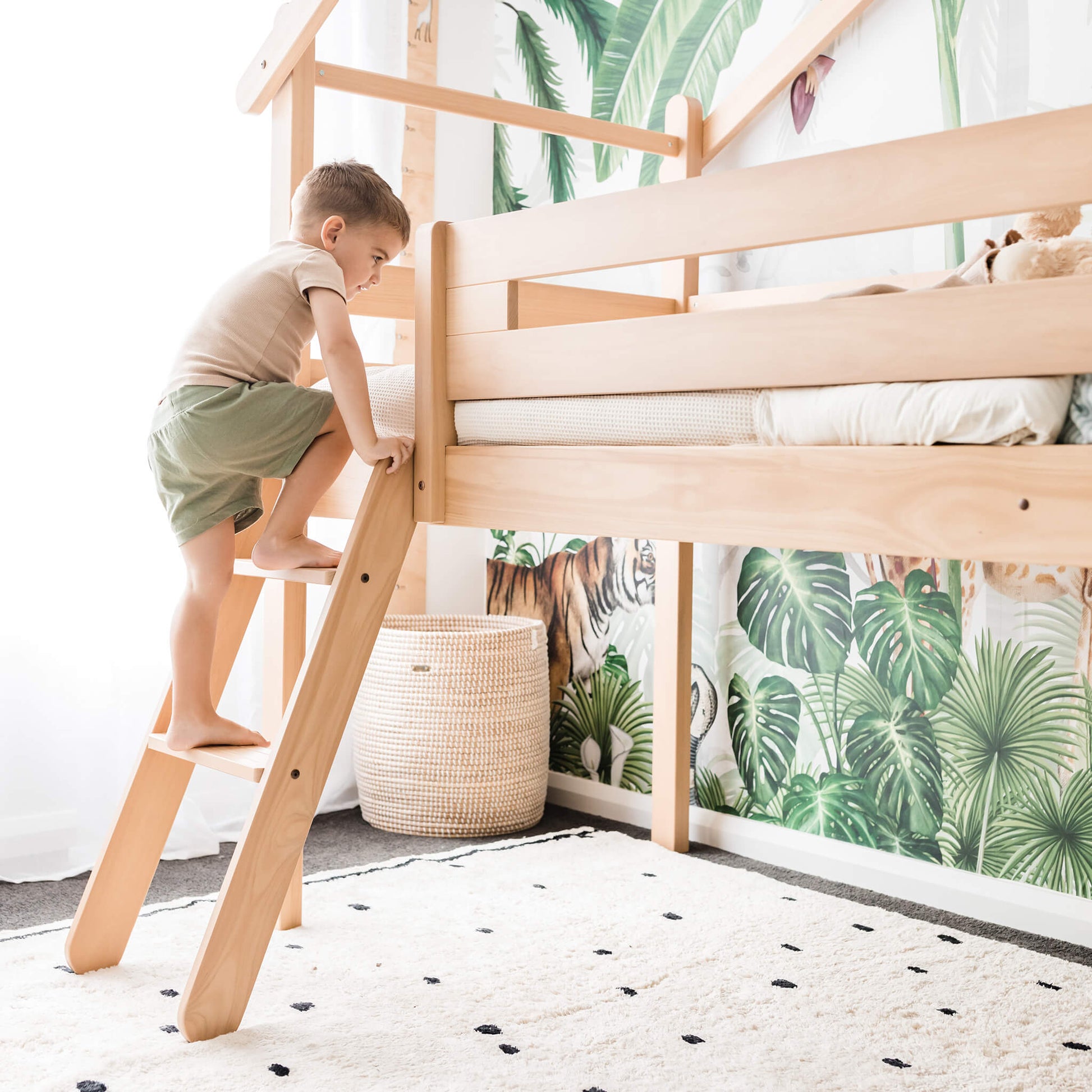 Boori Forest Teepee Single Loft Bed - Against The Grain Childrens Furniture & Essentials