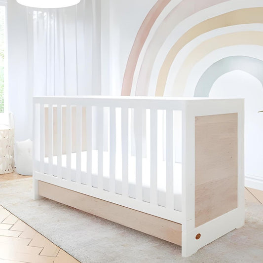 Boori Elite Multipurpose Cot Bed with Mattress & Drawer