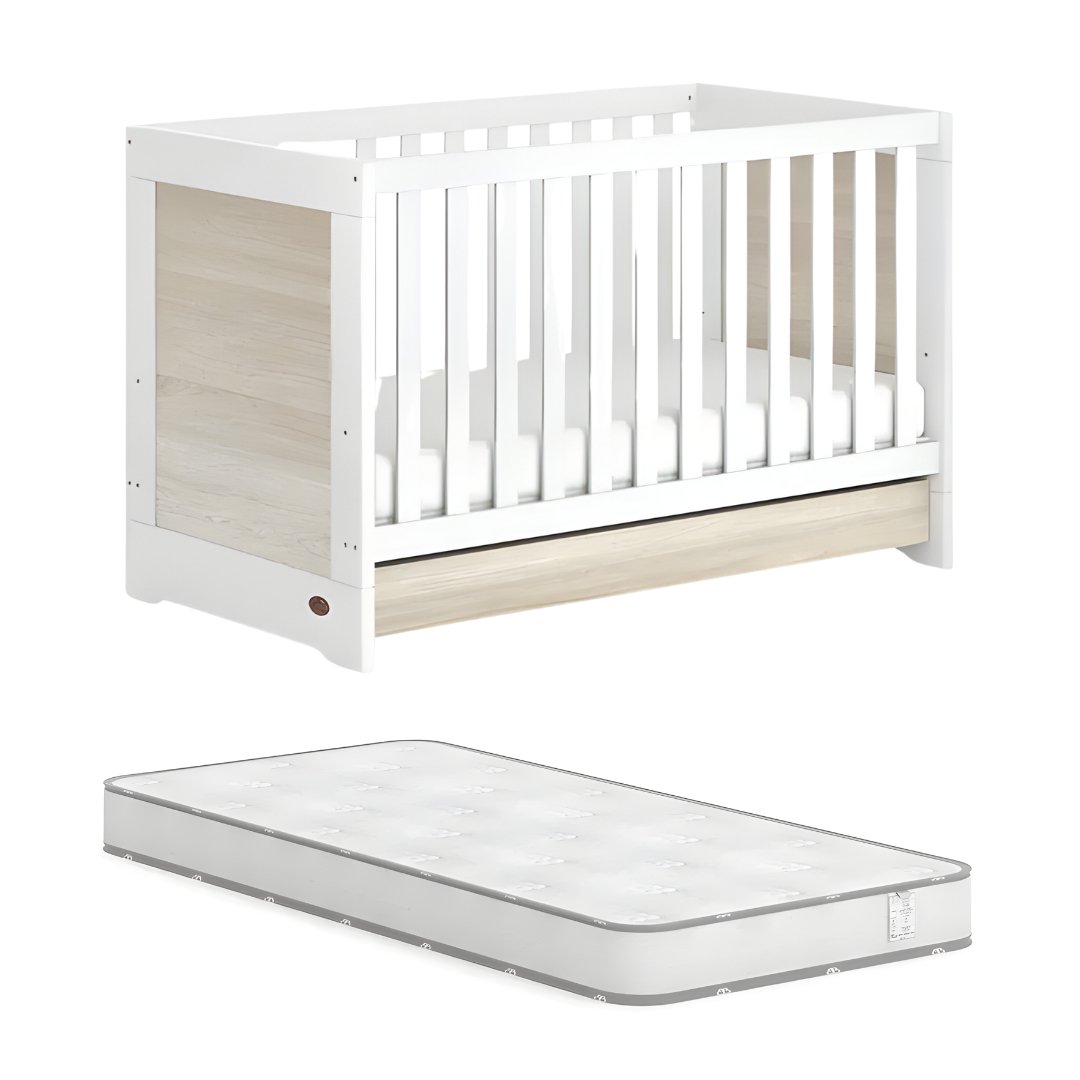 Boori Elite Multipurpose Cot Bed with Mattress & Drawer - Against The Grain Childrens Furniture & Essentials