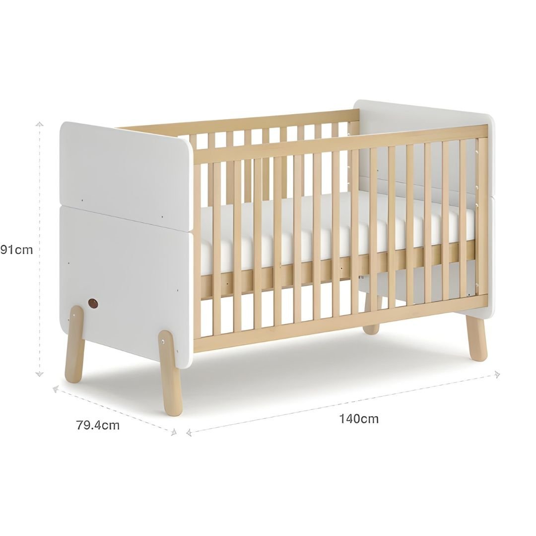 Boori Natty Multipurpose Cot Bed with Mattress - Against The Grain Childrens Furniture & Essentials