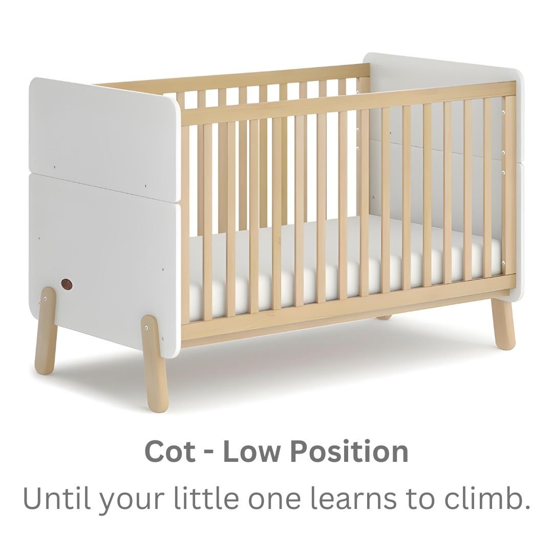 Boori Natty Multipurpose Cot Bed with Mattress - Against The Grain Childrens Furniture & Essentials