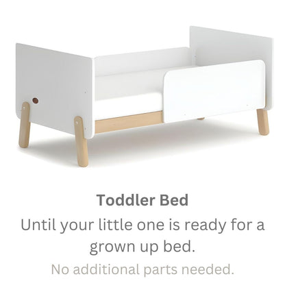 Boori Natty Multipurpose Cot Bed with Mattress - Against The Grain Childrens Furniture & Essentials