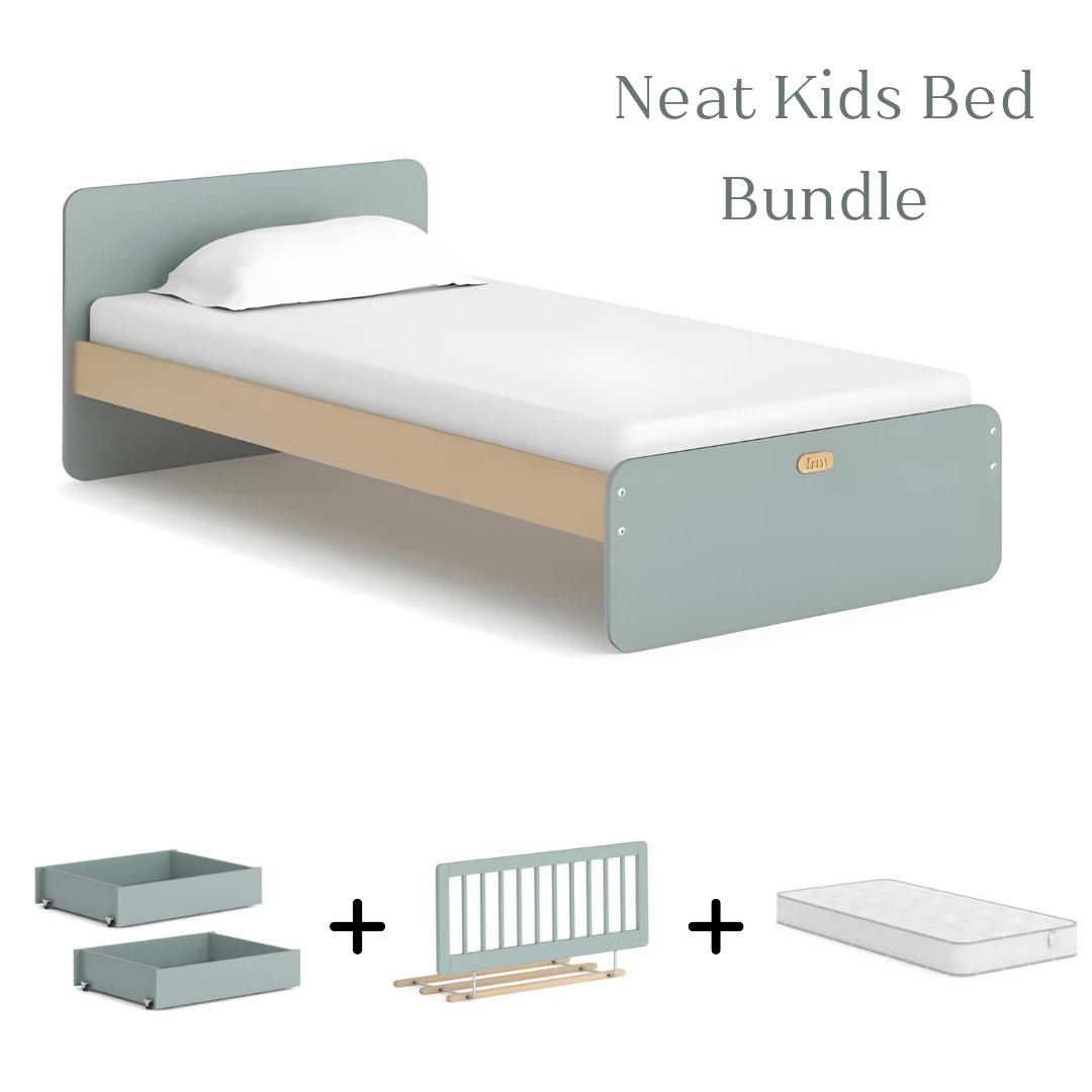 Boori Neat Single Bed Bundle - Against The Grain Childrens Furniture & Essentials