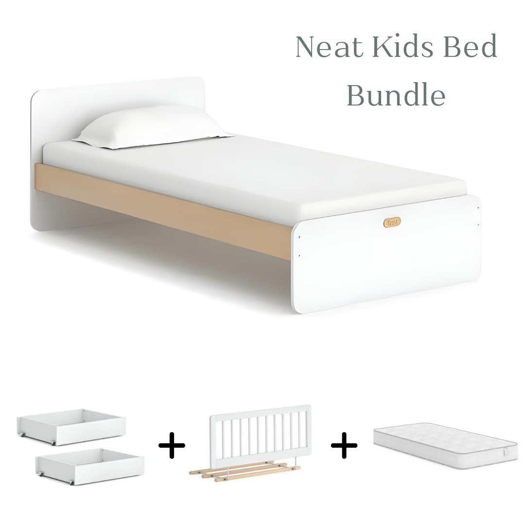 Boori Neat Single Bed Bundle - Against The Grain Childrens Furniture & Essentials