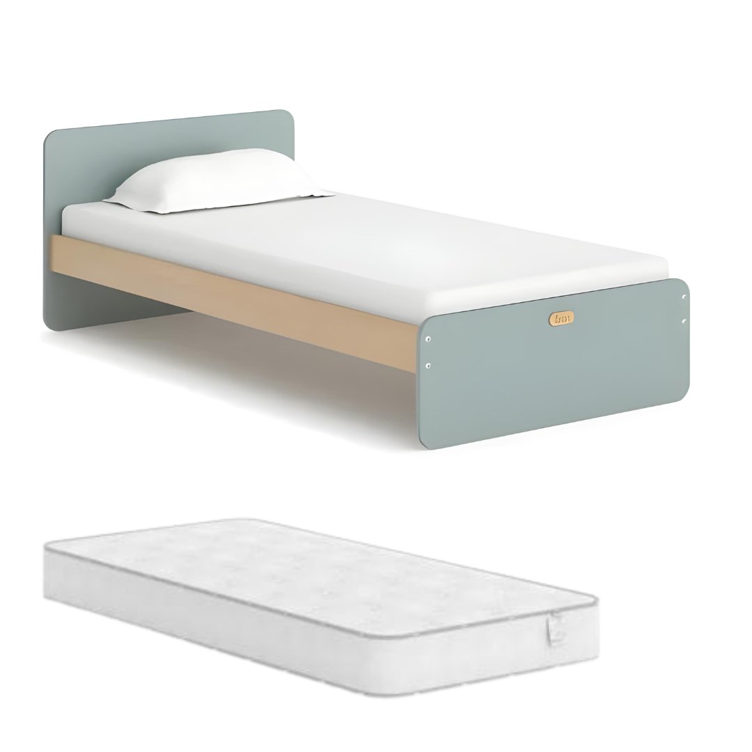 Boori Neat Single Bed + Mattress - Against The Grain Childrens Furniture & Essentials