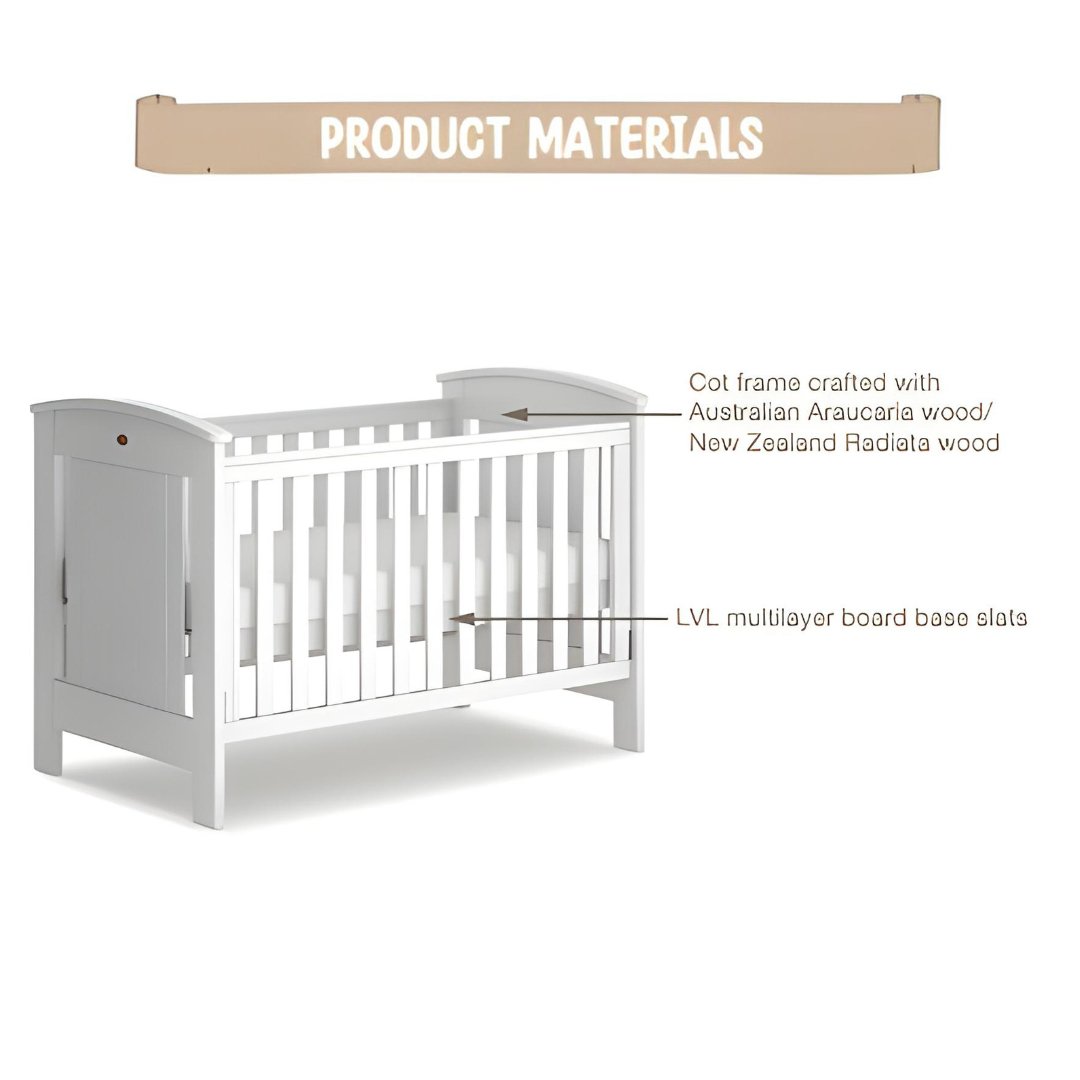 Casa Drop - side Cot Bundle - Against The Grain Childrens Furniture & Essentials