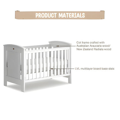 Casa Drop - side Cot Bundle - Against The Grain Childrens Furniture & Essentials