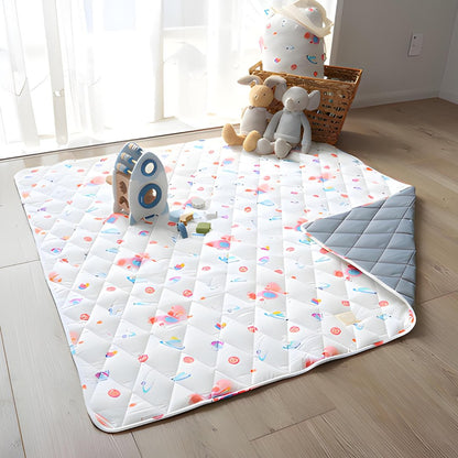 Premium Organic Cotton/Waterproof Playmat - Galaxy - Against The Grain Childrens Furniture & Essentials