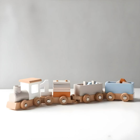 Wooden Train Set - Against The Grain Childrens Furniture & Essentials