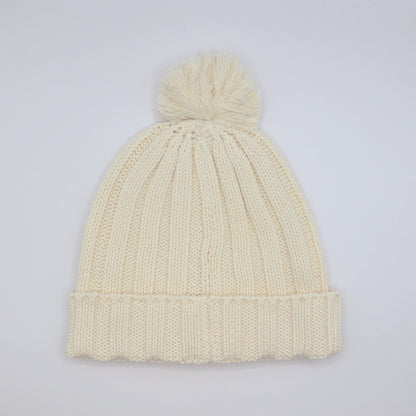 100% Organic Cotton Knitted Beanie - Against The Grain Childrens Furniture & Essentials