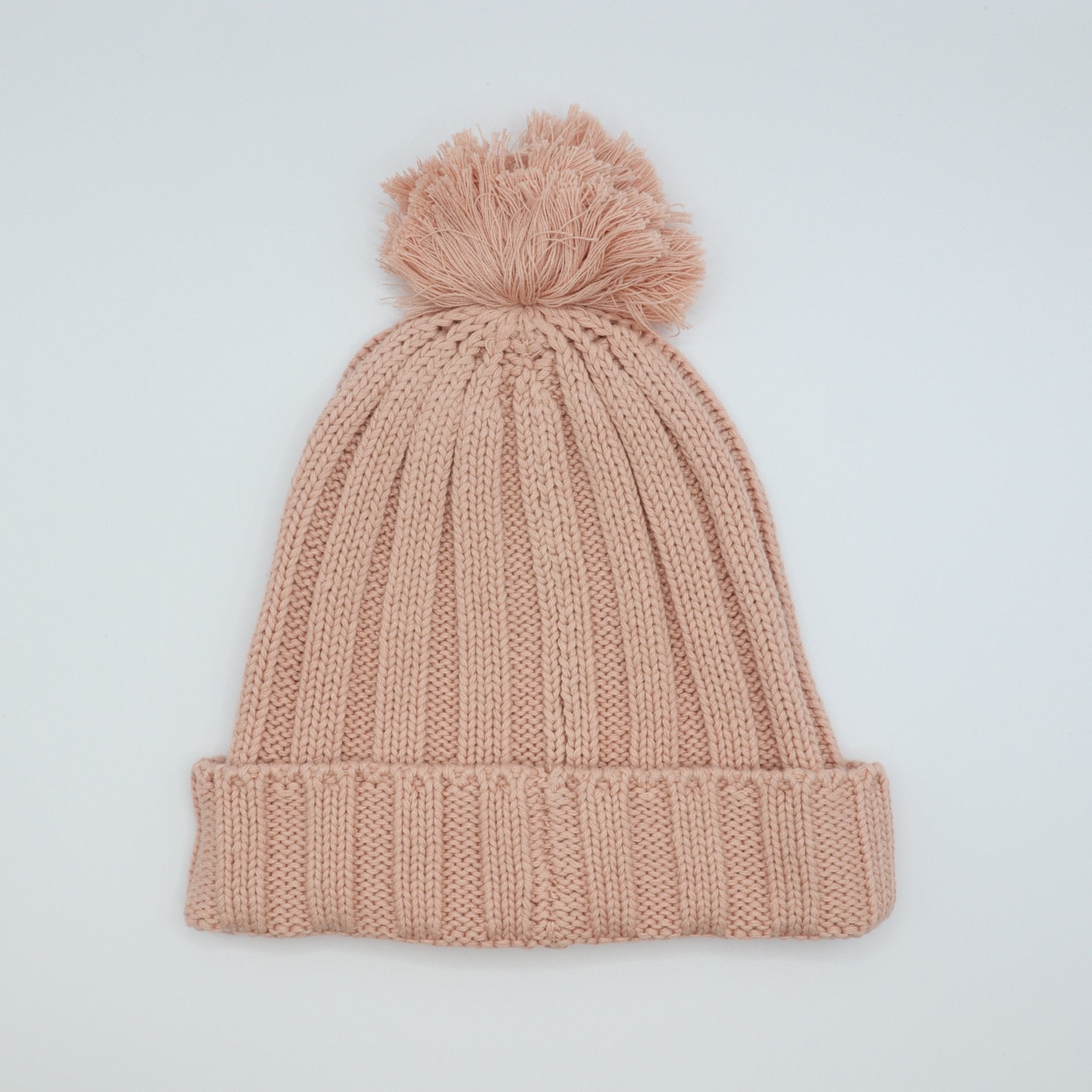 100% Organic Cotton Knitted Beanie - Against The Grain Childrens Furniture & Essentials