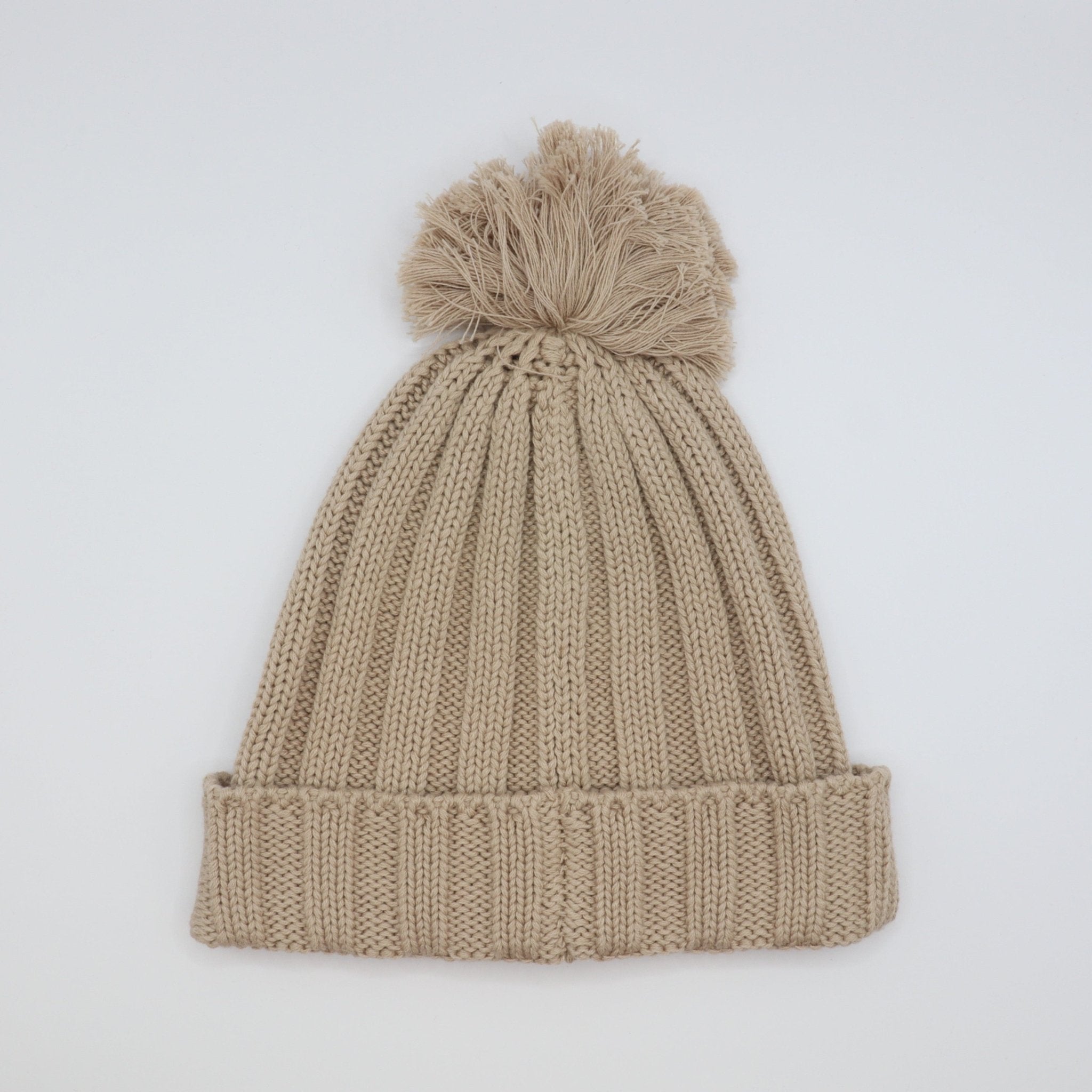 100% Organic Cotton Knitted Beanie - Against The Grain Childrens Furniture & Essentials