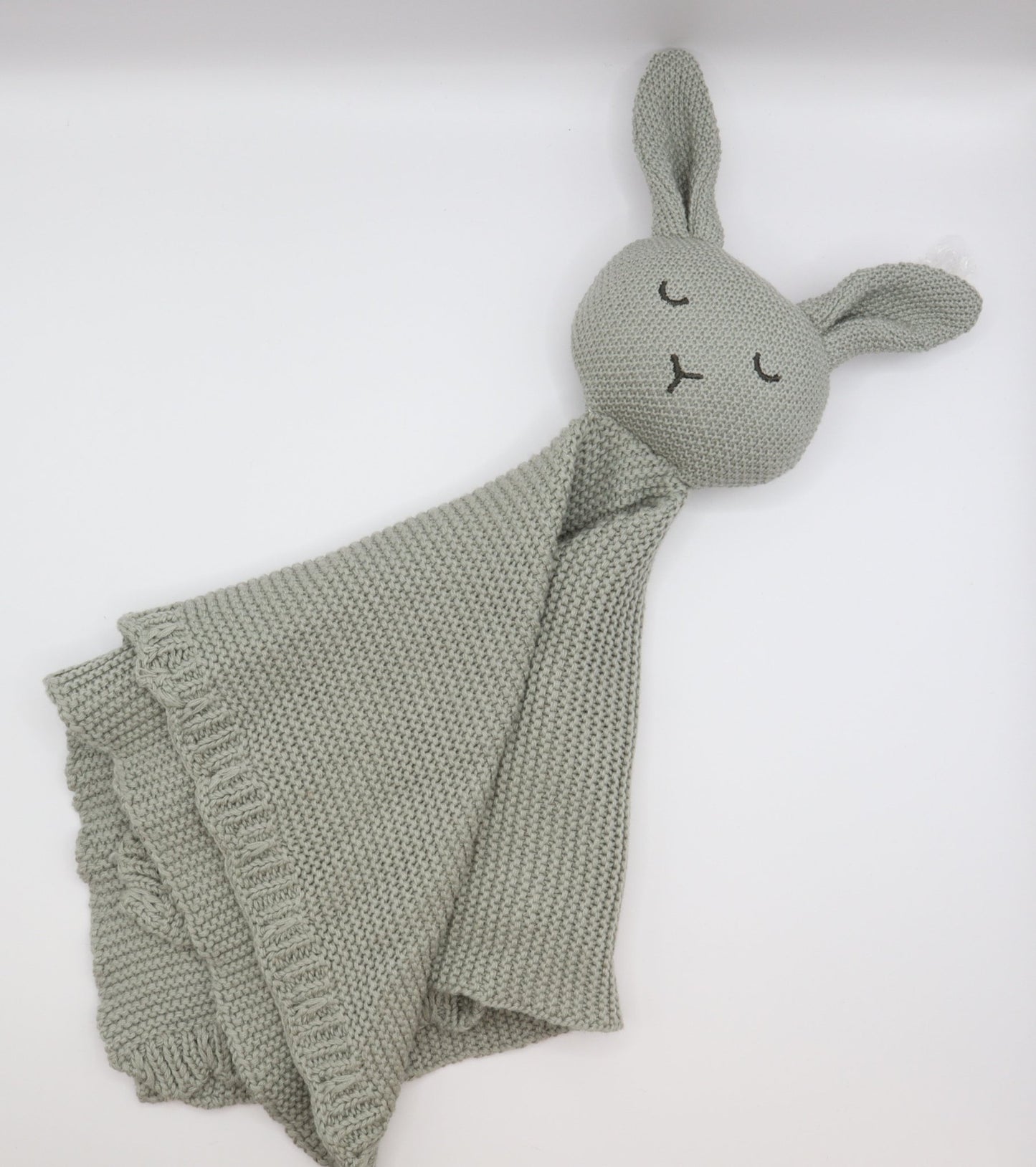 100% Organic Cotton Knitted Bunny Comforter - Against The Grain Childrens Furniture & Essentials