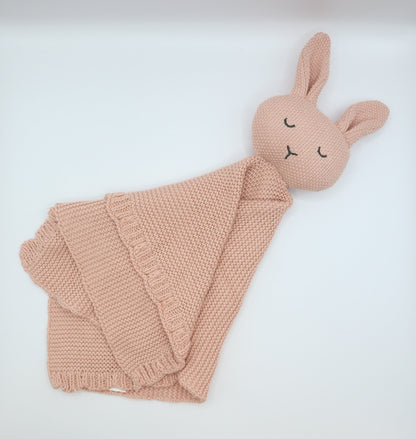 100% Organic Cotton Knitted Bunny Comforter - Against The Grain Childrens Furniture & Essentials