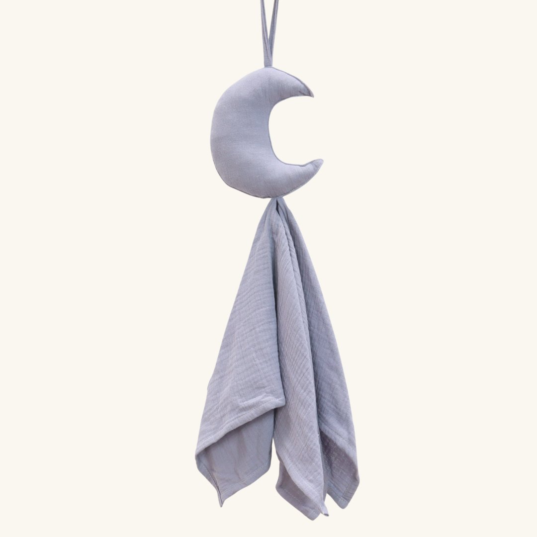 100% Organic Cotton Muslin Moon Comforter - Against The Grain Childrens Furniture & Essentials