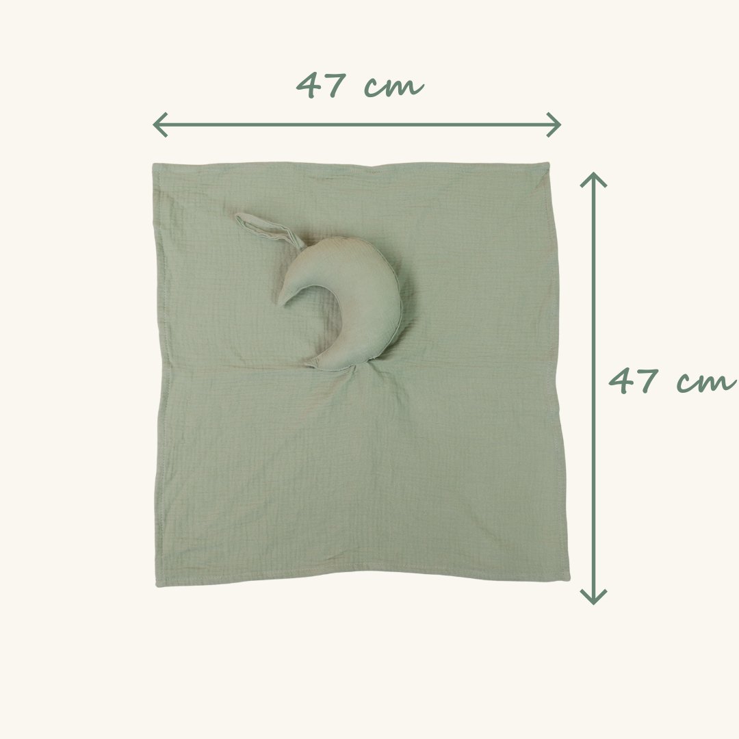 100% Organic Cotton Muslin Moon Comforter - Against The Grain Childrens Furniture & Essentials