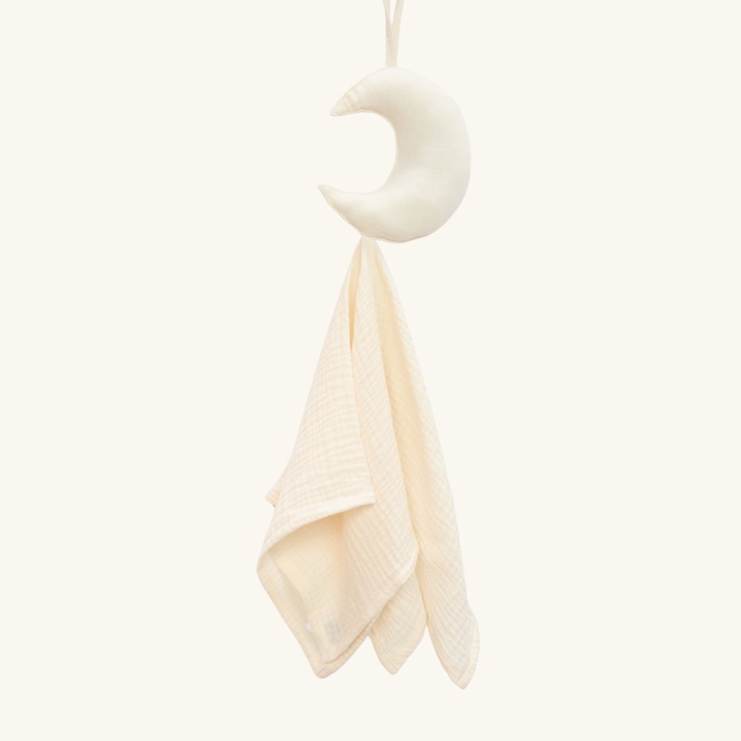 100% Organic Cotton Muslin Moon Comforter - Against The Grain Childrens Furniture & Essentials