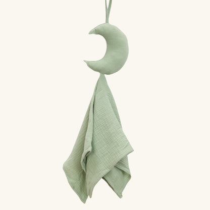 100% Organic Cotton Muslin Moon Comforter - Against The Grain Childrens Furniture & Essentials