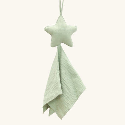 100% Organic Cotton Muslin Star Comforter - Against The Grain Childrens Furniture & Essentials