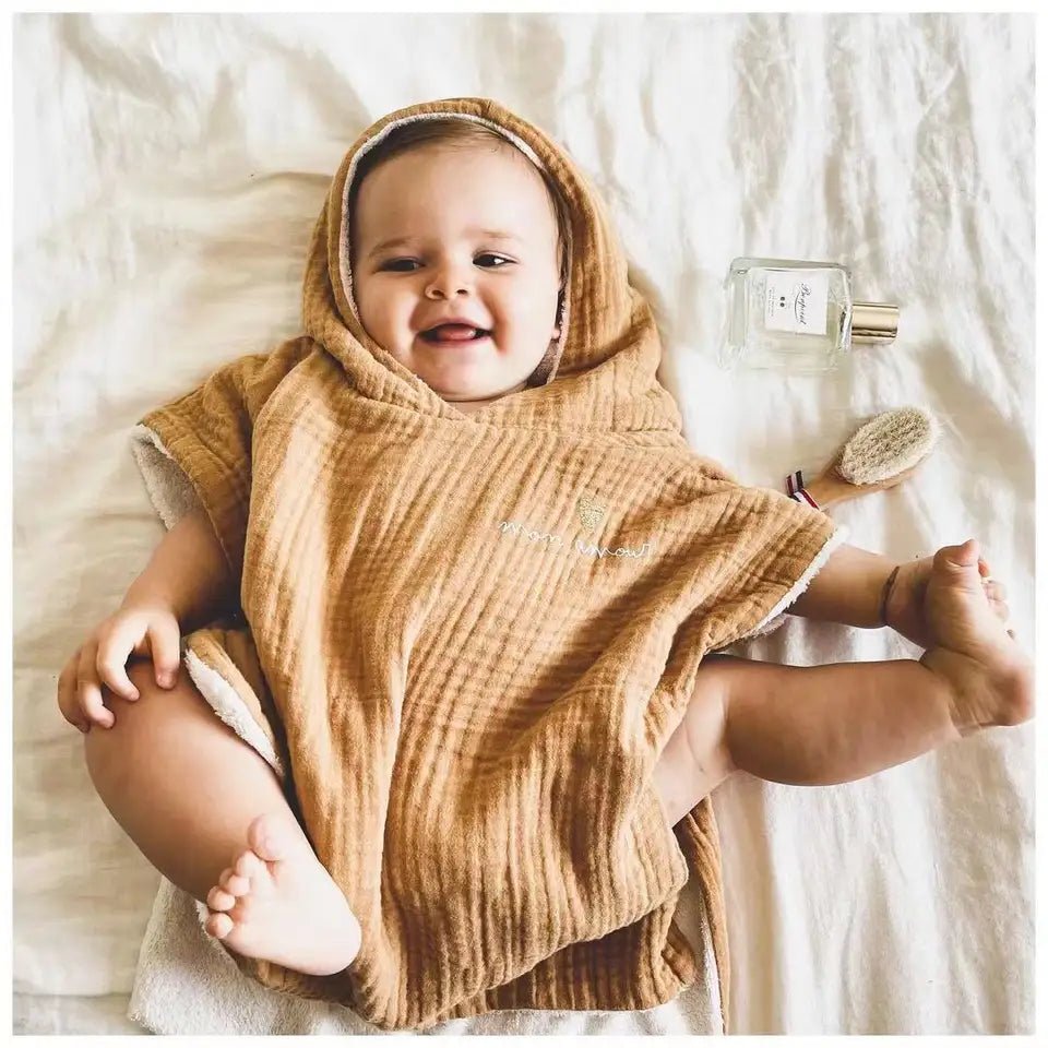 100% Organic Cotton Poncho - Against The Grain Childrens Furniture & Essentials