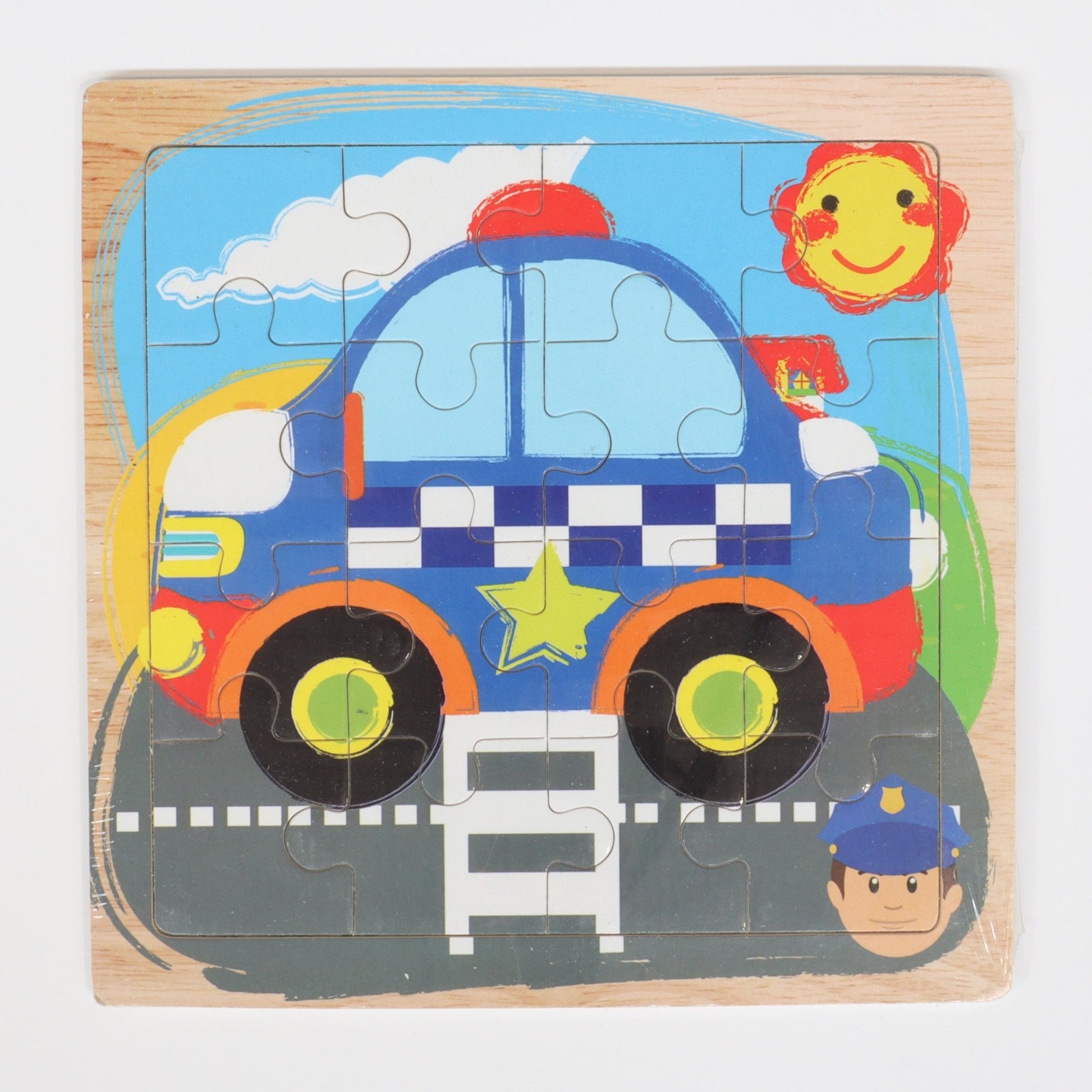 16pc Vehicle Puzzle - Against The Grain Childrens Furniture & Essentials