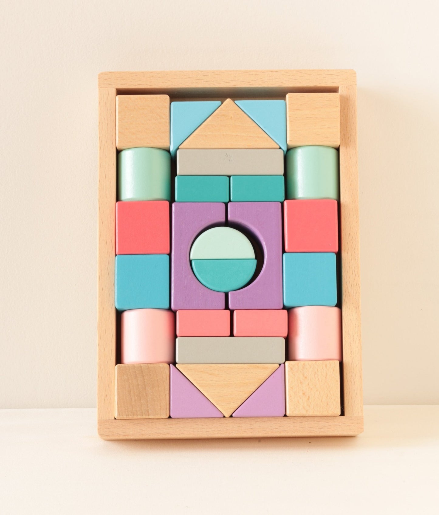 28pc Beechwood Building Blocks - Against The Grain Childrens Furniture & Essentials