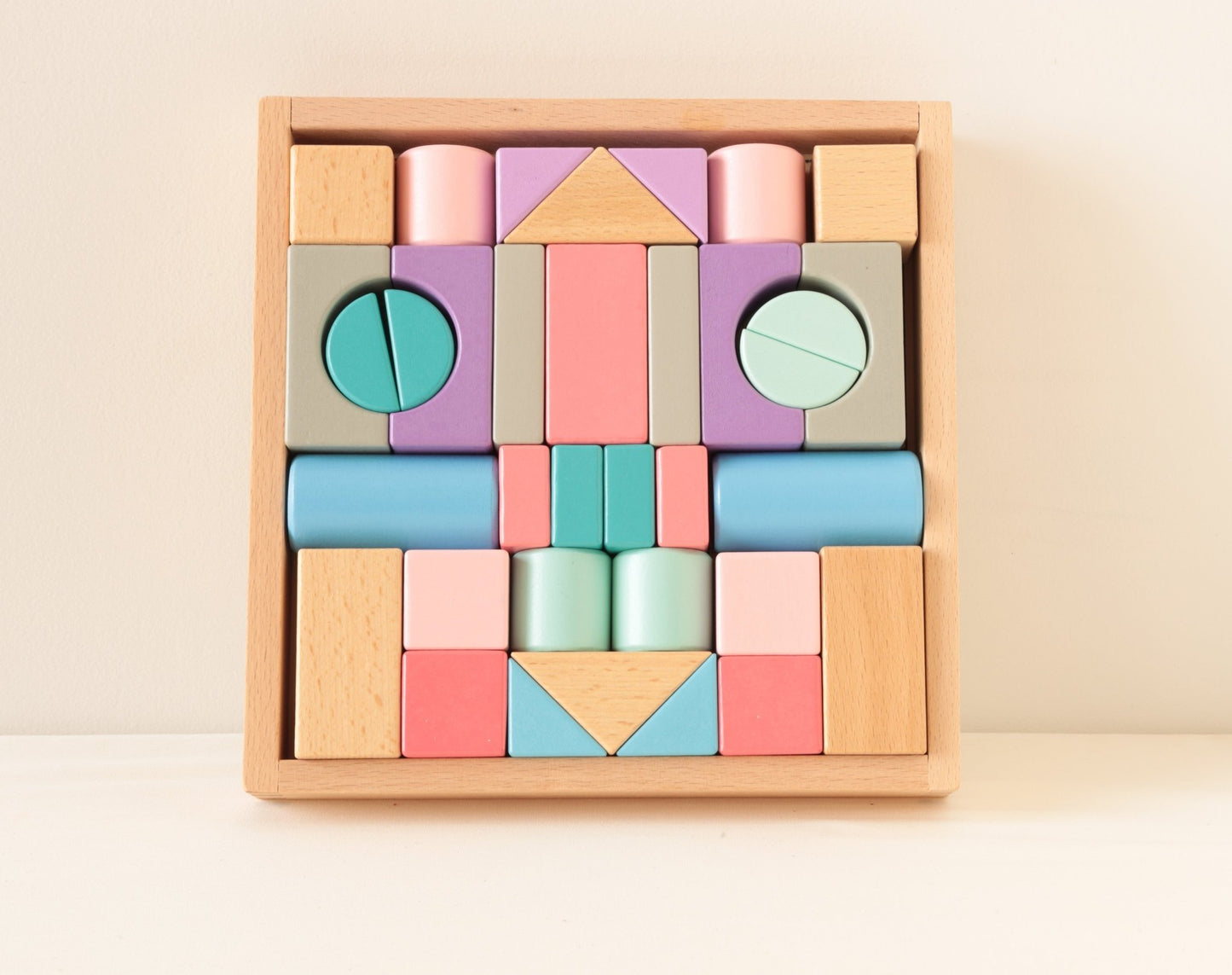 35pc Beechwood Building Blocks - Against The Grain Childrens Furniture & Essentials