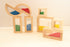 8pc Sand Rainbow Blocks - Against The Grain Childrens Furniture & Essentials