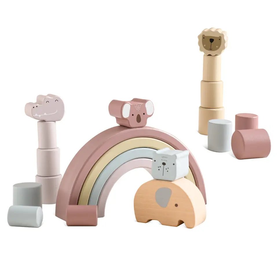 Animal Stacking Blocks - Against The Grain Childrens Furniture & Essentials