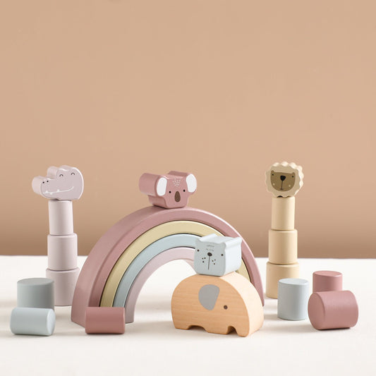 Animal Stacking Blocks - Against The Grain Childrens Furniture & Essentials