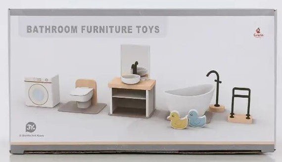 Bathroom Dollhouse Furniture Set - Against The Grain Childrens Furniture & Essentials