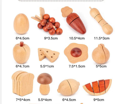 Beech Wood Cutting Utensil Set - Against The Grain Childrens Furniture & Essentials