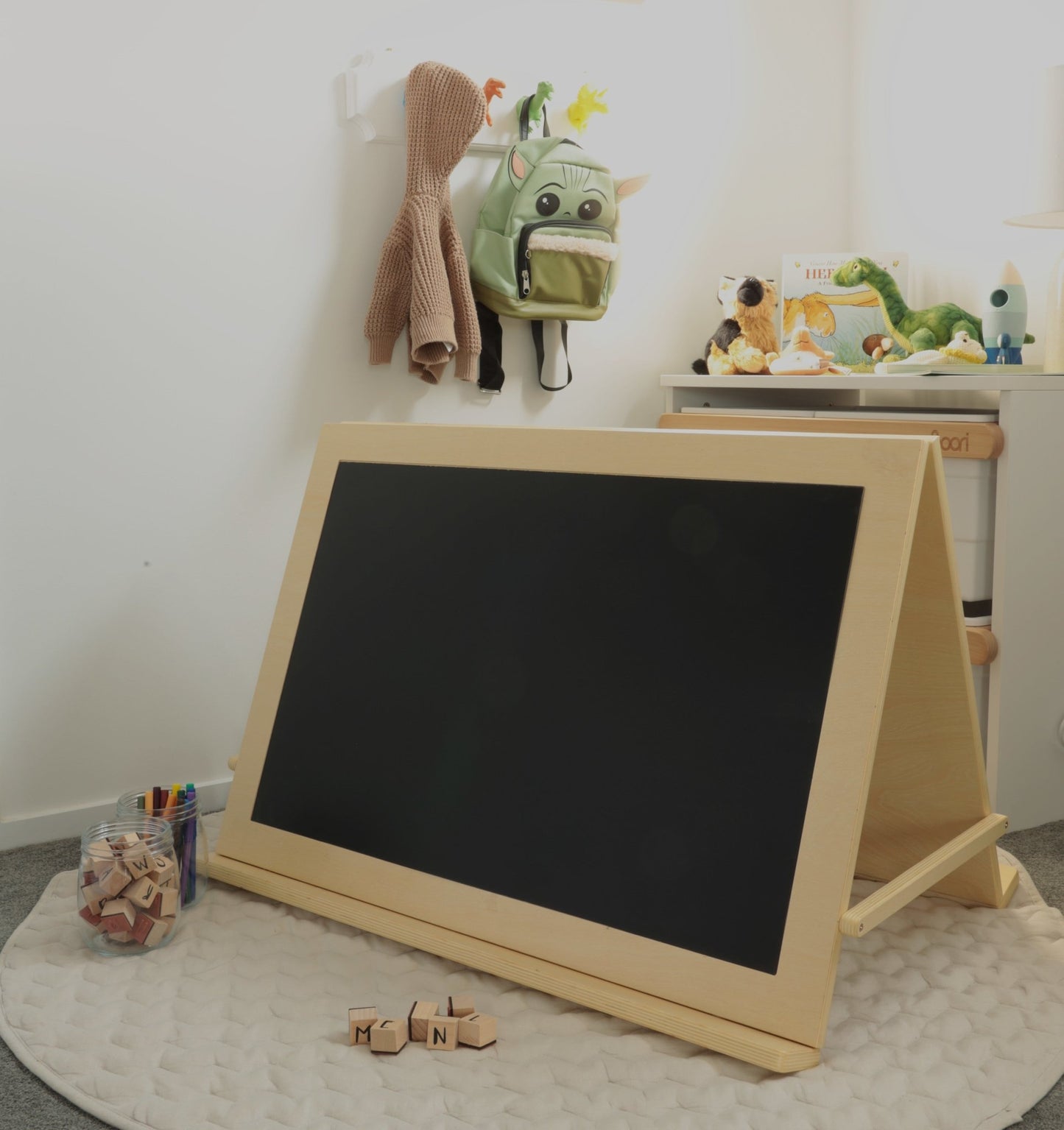 Blackboard Floor Easel - Against The Grain Childrens Furniture & Essentials