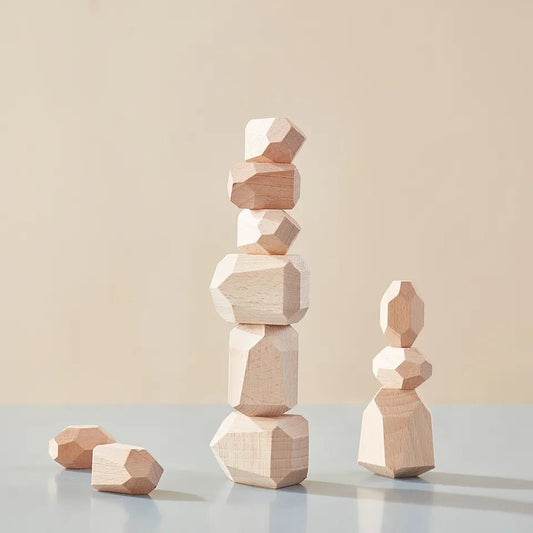 Boori 12pc Geometric Stacking Stones - Against The Grain Childrens Furniture & Essentials