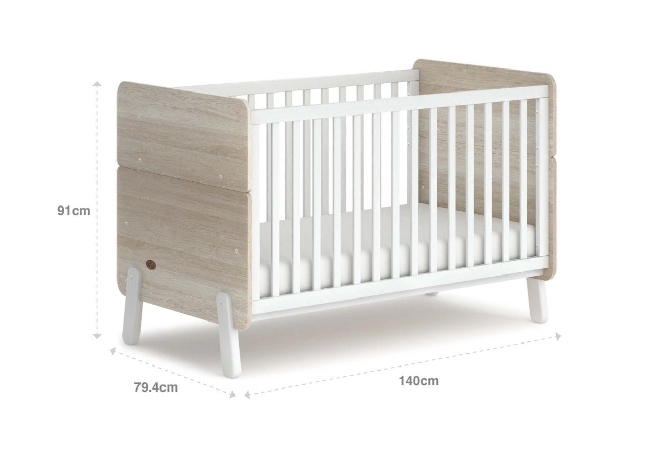 Boori Natty Multipurpose Cot Bed with Mattress - Against The Grain Childrens Furniture & Essentials